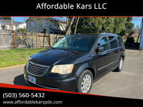 2013 Chrysler Town and Country for sale at Affordable Kars LLC in Portland OR