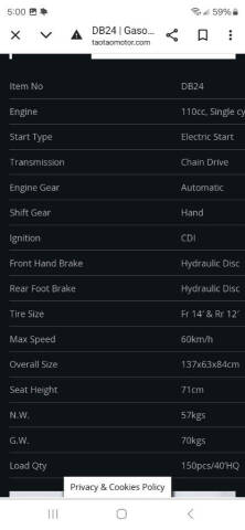 2023 TAOTAO DB24 GREEN