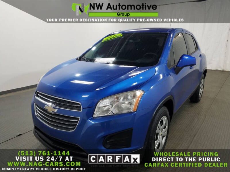 2016 Chevrolet Trax for sale at NW Automotive Group in Cincinnati OH