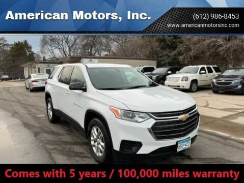2021 Chevrolet Traverse for sale at American Motors, Inc. in Farmington MN