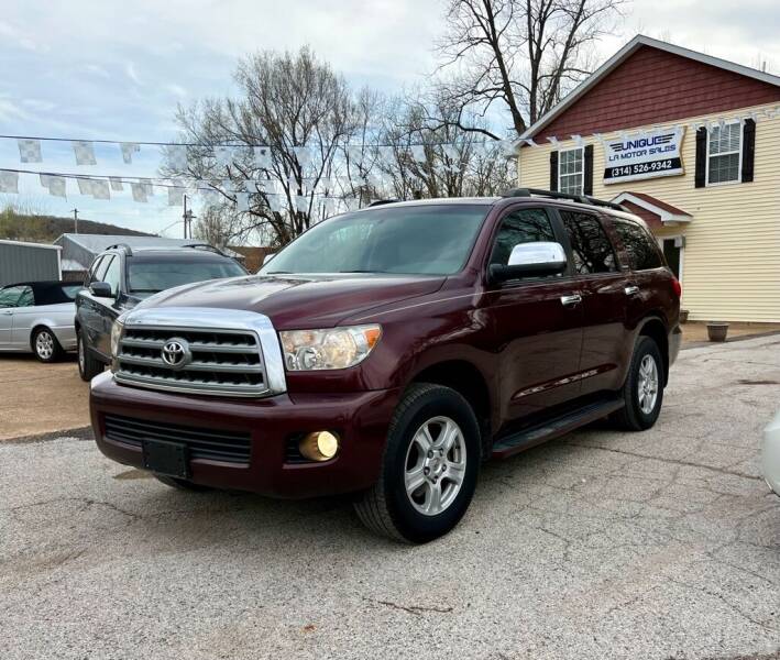 2008 Toyota Sequoia for sale at Unique LA Motor Sales LLC in Byrnes Mill MO