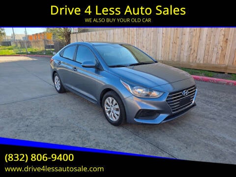 2020 Hyundai Accent for sale at Drive 4 Less Auto Sales in Houston TX