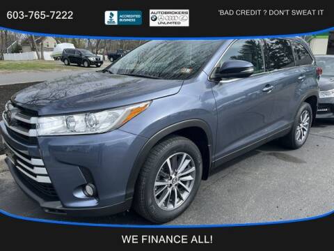 2019 Toyota Highlander for sale at Auto Brokers Unlimited in Derry NH