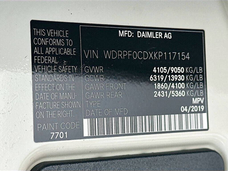2019 Freightliner Sprinter