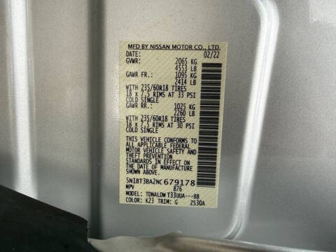 2022 Nissan Rogue SV