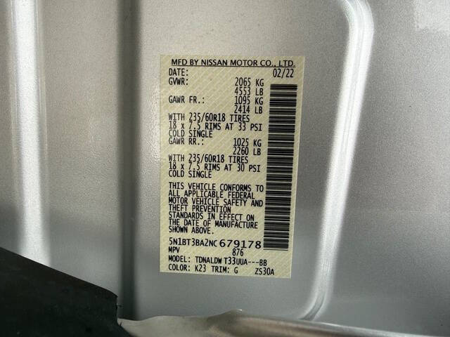 2022 Nissan Rogue SV