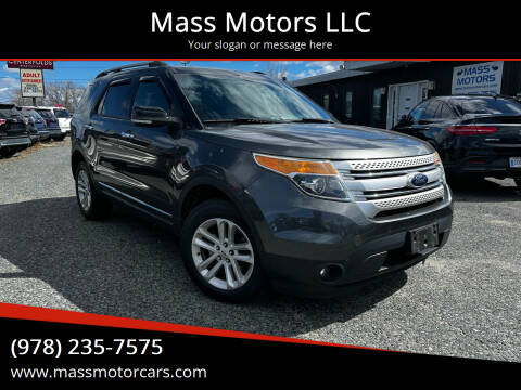 2015 Ford Explorer for sale at Mass Motors LLC in Worcester MA