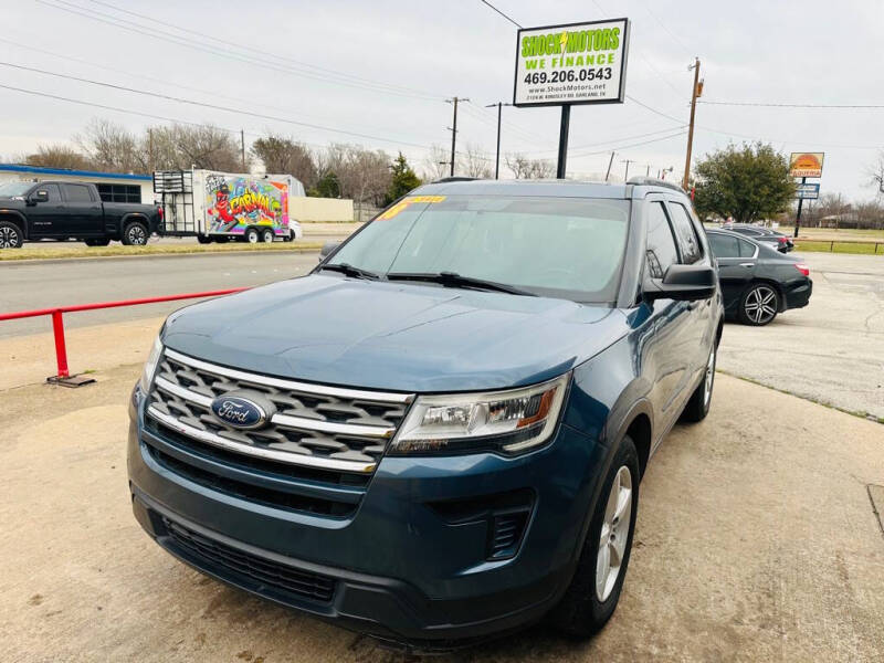 2018 Ford Explorer for sale at Shock Motors in Garland TX