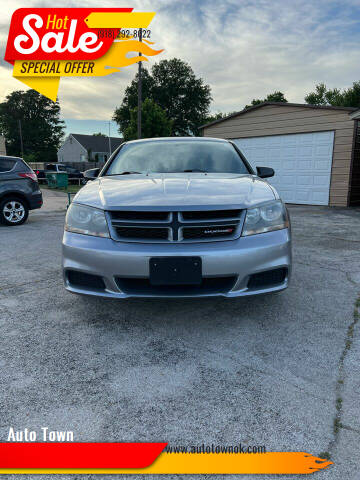 2014 Dodge Avenger for sale at Auto Town in Tulsa OK