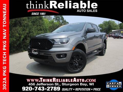 2022 Ford Ranger for sale at RELIABLE AUTOMOBILE SALES, INC in Sturgeon Bay WI