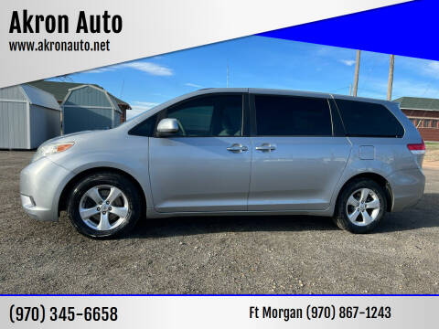 2014 Toyota Sienna for sale at Akron Auto - Fort Morgan in Fort Morgan CO