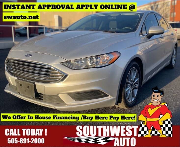 2017 Ford Fusion for sale at SOUTHWEST AUTO in Albuquerque NM
