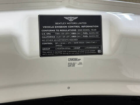 2020 Bentley Bentayga