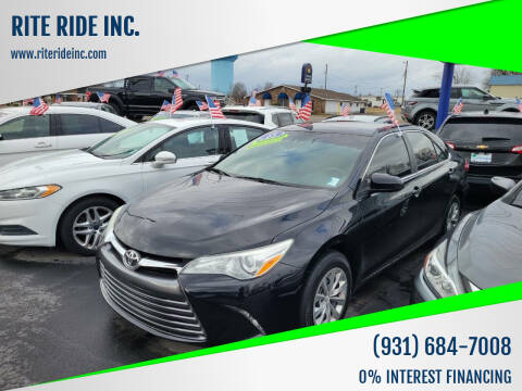 2015 Toyota Camry for sale at RITE RIDE INC. - Rite Ride Inc 2 in Shelbyville TN