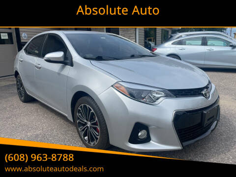 2016 Toyota Corolla for sale at Absolute Auto in Baraboo WI