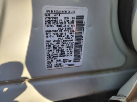 2014 Nissan Murano Platinum Edition