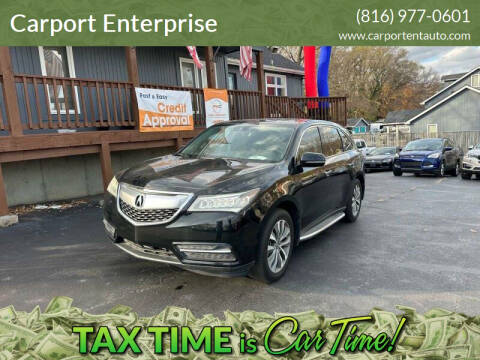 2016 Acura MDX for sale at Carport Enterprise - County Line Auto Sale in Kansas City KS