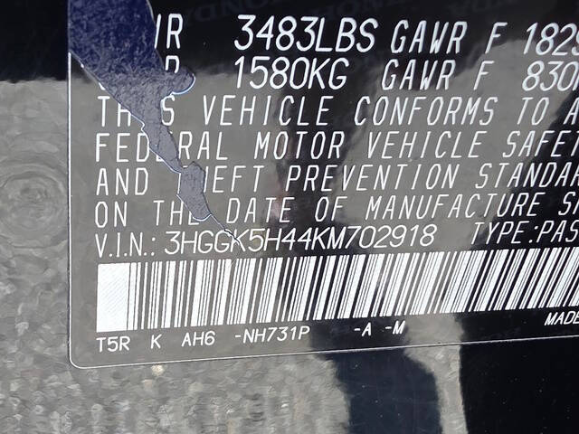 2019 Honda Fit LX