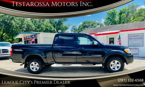 2006 Toyota Tundra for sale at Testarossa Motors Inc. in League City TX