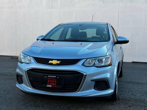 2017 Chevrolet Sonic for sale at Zaza Carz Inc in San Leandro CA