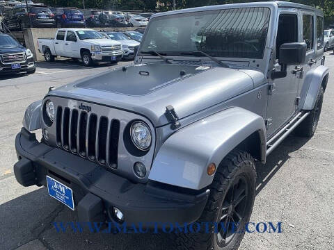 2017 Jeep Wrangler Unlimited for sale at J & M Automotive in Naugatuck CT