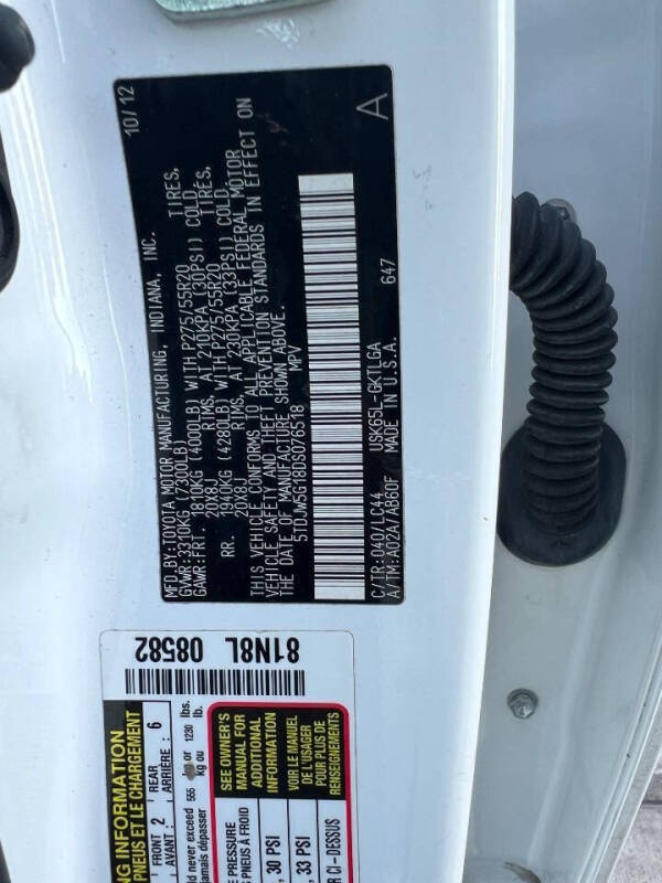 2013 Toyota Sequoia Limited