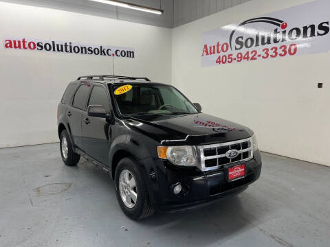 2012 Ford Escape for sale at Auto Solutions in Warr Acres OK