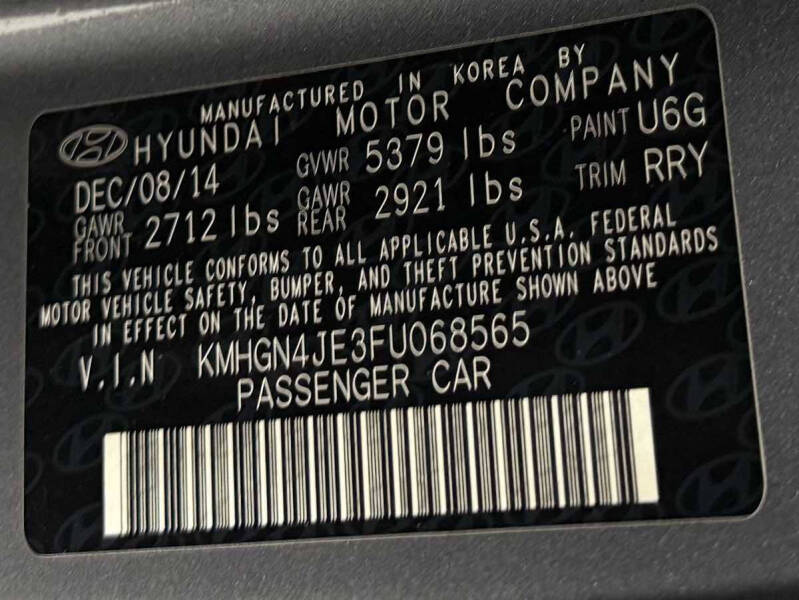 2015 Hyundai Genesis
