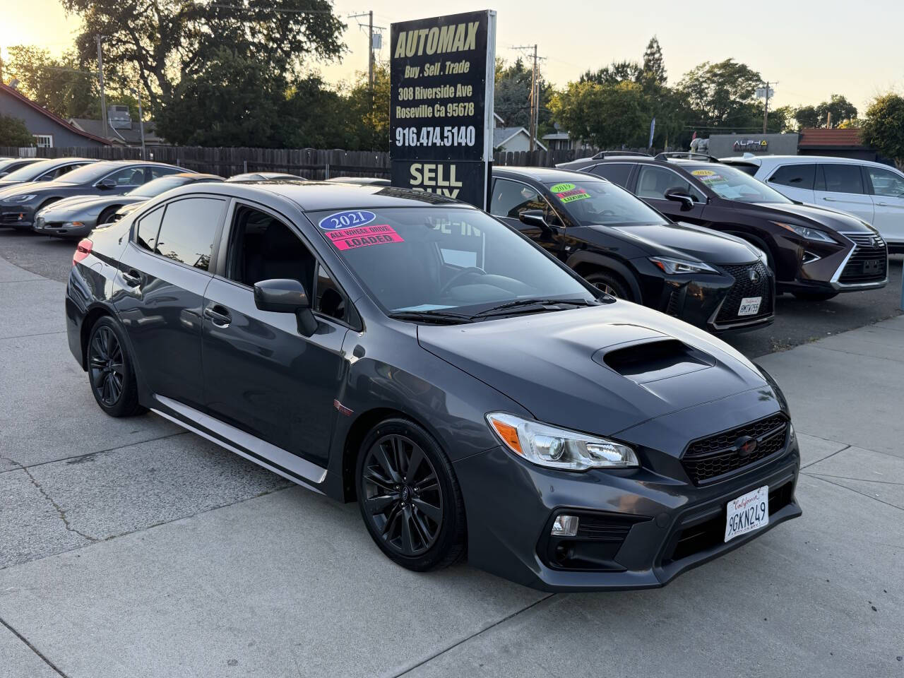 Gray 2021 Subaru WRX Base AWD 4dr Sedan 2