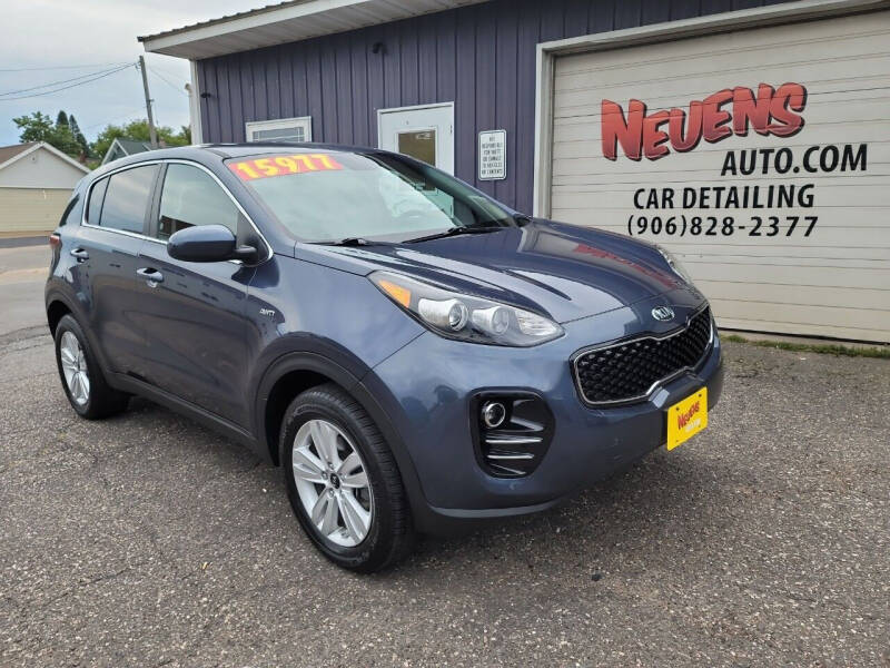 2019 Kia Sportage for sale at Neuens Auto Sales in Iron Mountain MI