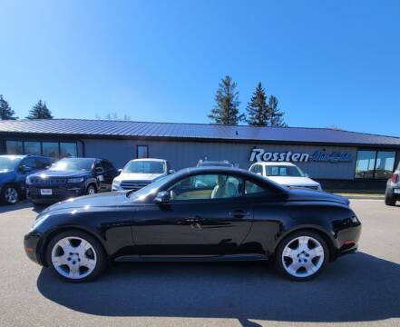 2002 Lexus SC 430 for sale at ROSSTEN AUTO SALES in Grand Forks ND