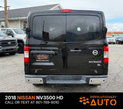 2018 Nissan NV 3500 HD SL