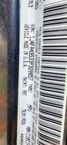 2004 Jeep Wrangler Sahara