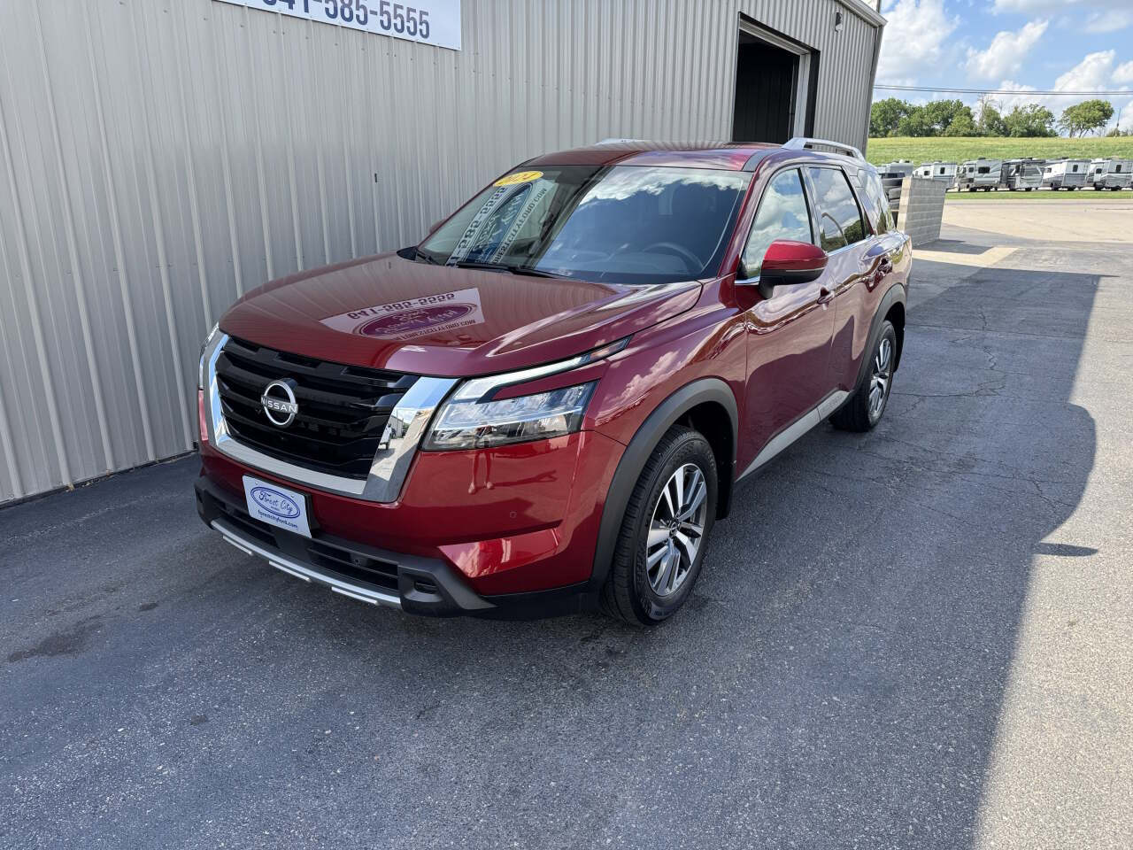 Scarlet Ember 2024 Nissan Pathfinder SL AWD SL 4dr SUV 2