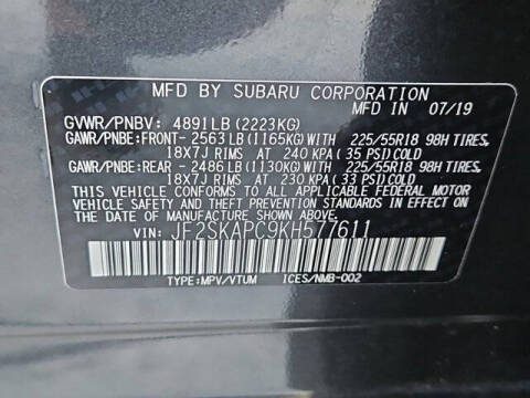 2019 Subaru Forester Sport