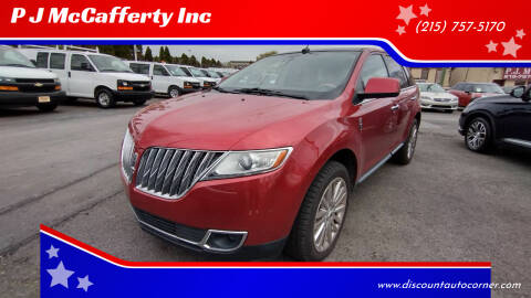 2011 Lincoln MKX for sale at P J McCafferty Inc in Langhorne PA