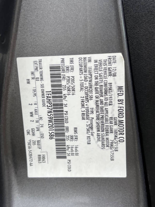 2009 Ford Focus SEL
