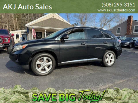 2010 Lexus RX 350 for sale at AKJ Auto Sales in West Wareham MA