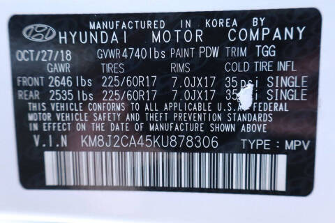 2019 Hyundai Tucson SE