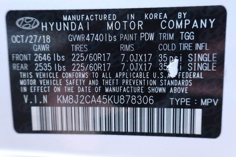 2019 Hyundai Tucson SE