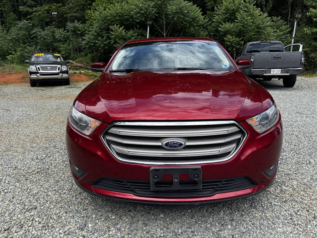 Red 2013 Ford Taurus SEL SEL 4dr Sedan 2