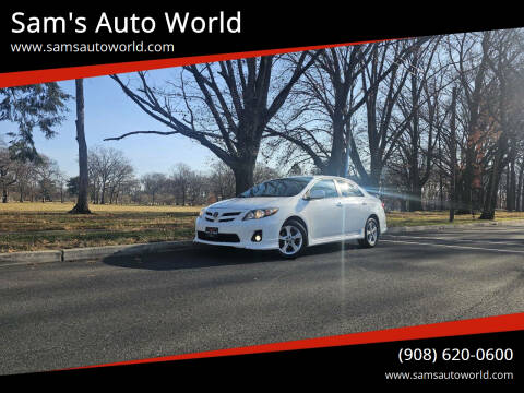 2013 Toyota Corolla for sale at Sam's Auto World in Roselle NJ