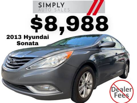 2013 Hyundai Sonata for sale at Simply Auto Sales in Palm Beach Gardens FL