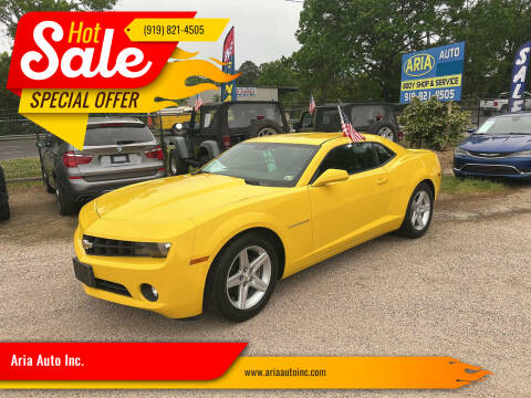 2012 Chevrolet Camaro for sale at Aria Auto Inc. in Raleigh NC