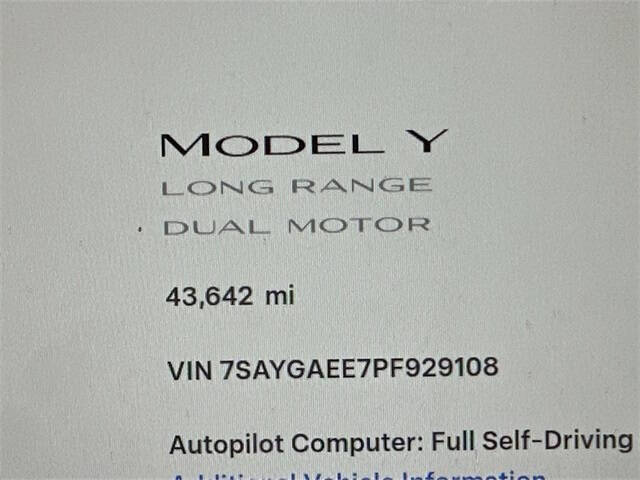 2023 Tesla Model Y Long Range