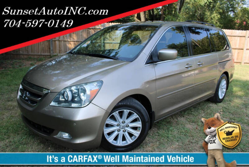 2006 Honda Odyssey for sale at Sunset Auto in Charlotte NC