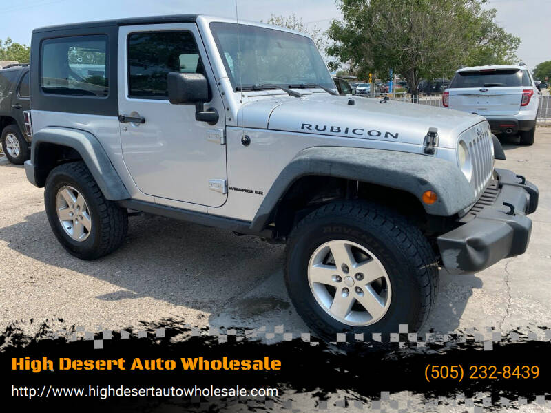 2009 Jeep Wrangler for sale at High Desert Auto Wholesale in Albuquerque NM