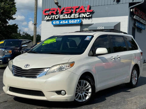 2015 Toyota Sienna for sale at Crystal Auto Sales Inc in Nashville TN