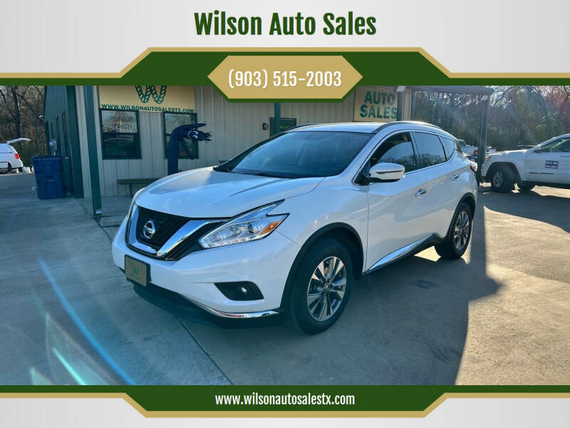 2017 Nissan Murano for sale at Wilson Auto Sales in Chandler TX