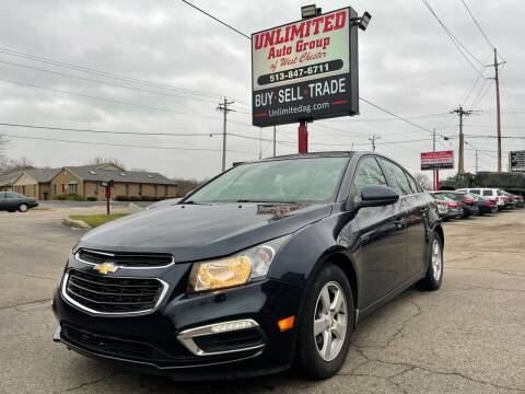 2016 Chevrolet Cruze Limited for sale at Unlimited Auto Group in West Chester OH